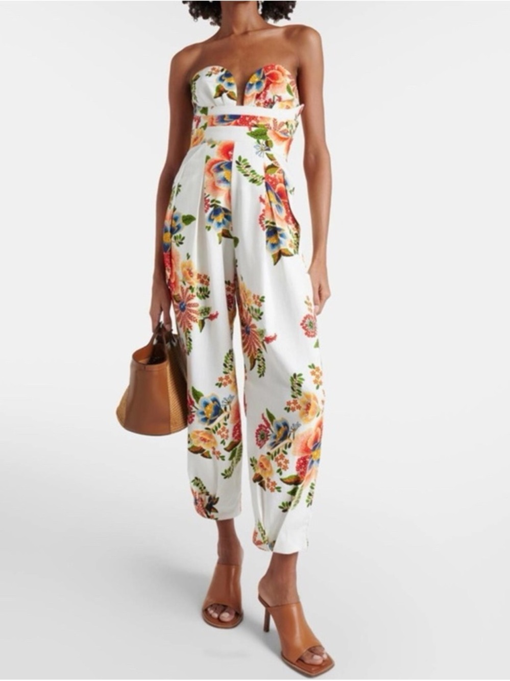 Farm Rio Strapless Jumpsuit - Picture 3 of 12